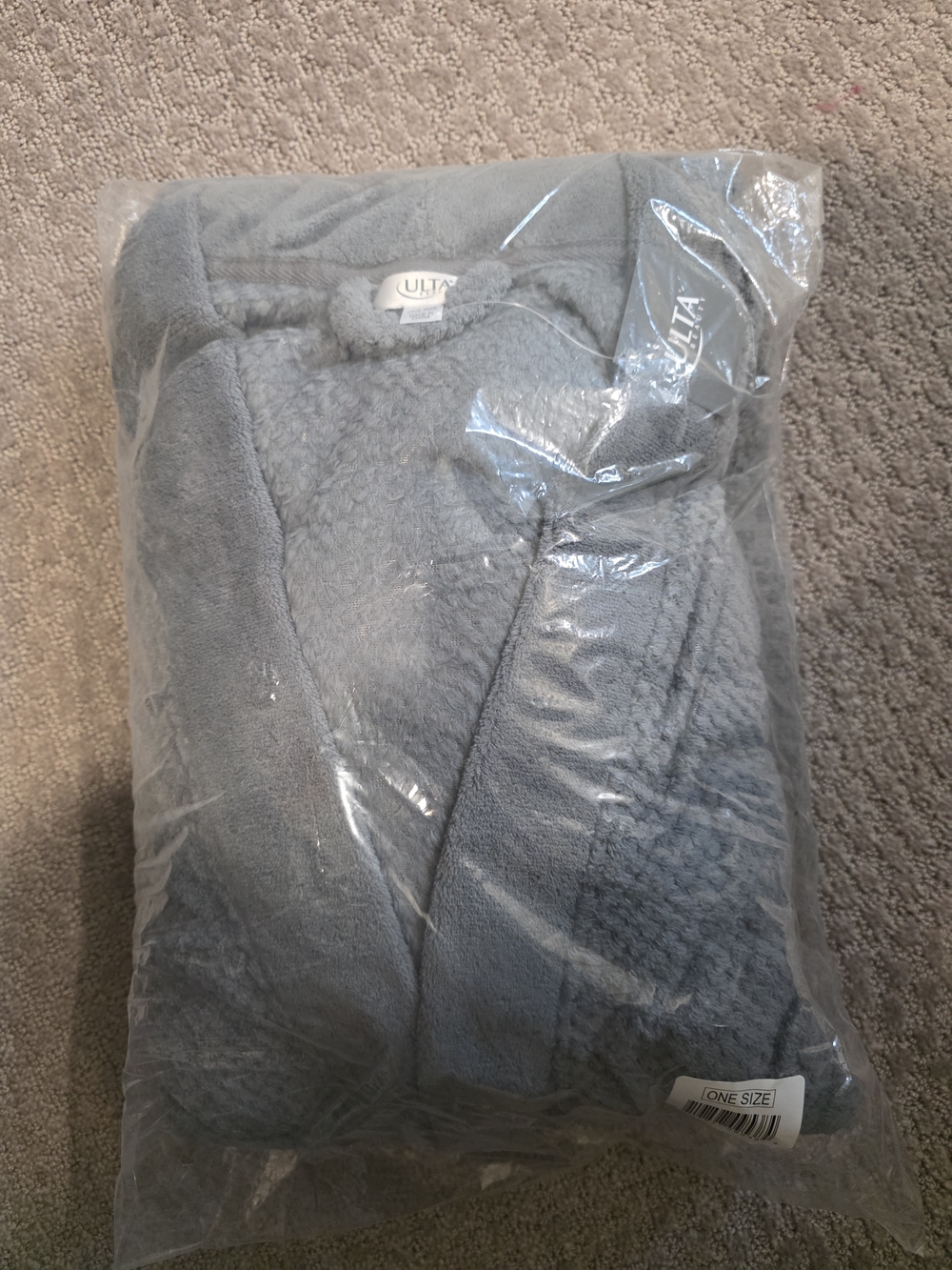 ULTA Plush Grey Robe